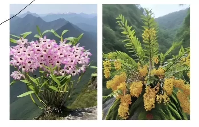 Yellow Dendrobium Orchid